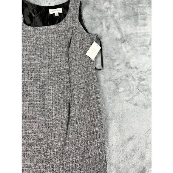 Danny & Nicole Women's Gray Tweed Dress & Matching Jacket Set Size 14P NWT - Picture 8 of 13